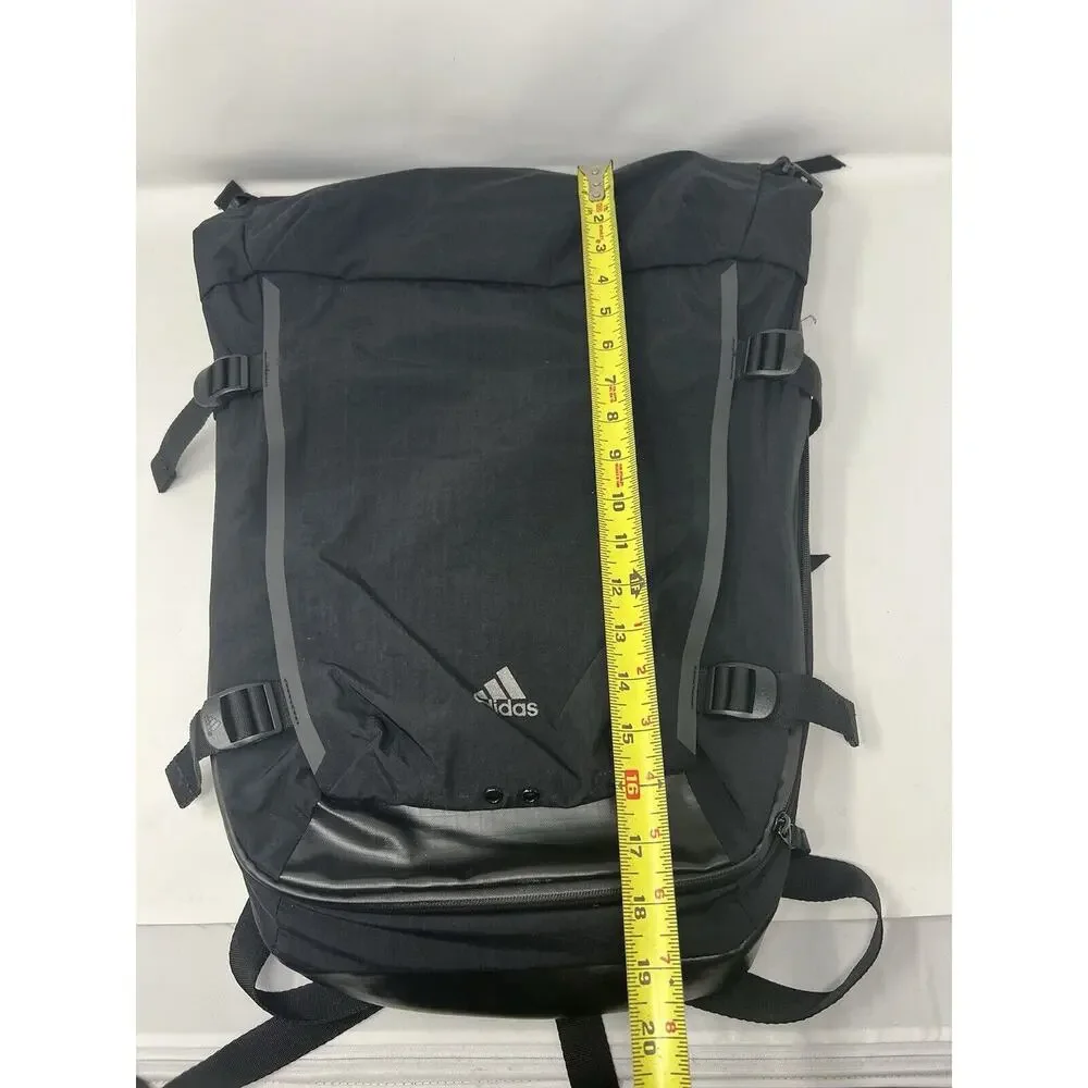 ADIDAS 4CMTE AC Rolltop Backpack‎ Black EUC